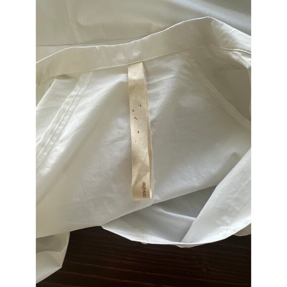 NWT RIZHUO Wrap Shirt Dress XL Minimalist Lagenlook Asian Designer City Chic - Picture 12 of 16